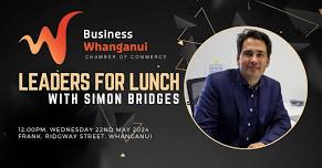 Leaders for Lunch with Simon Bridges