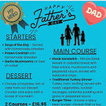 Father's Day Menu