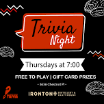 Thursday Trivia  — Ironton Distillery & Crafthouse