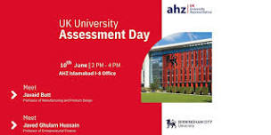 Birmingham City University Assessment Day @ AHZ Islamabad I-8 Office