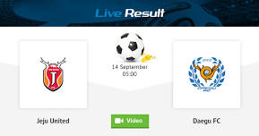 Jeju United - Daegu FC South Korea / K-League 1 September 14, 2024