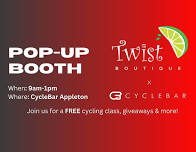 Pop-up Twist Booth & Cycle Class