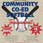 SGTC Community Co-ed Softball Tournament