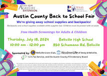 Austin County Back to School Fair