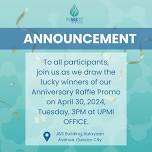 Anniversary Raffle Promo Winner Announcement