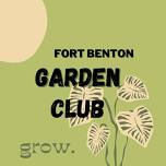 Garden Club — Chouteau County Library