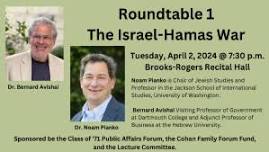 The  Israel-Hamas War – Roundtable One