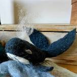 Whale Felting with Isabel,