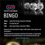 Bingo for Safe Pets Safe Families