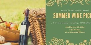 Pet Friends' Summer Wine Picnic