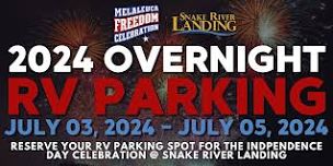 4th of July Celebration - RV Overnight Parking July 3-5, 2024