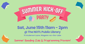 Summer Kick-Off Party @ NOTL Library