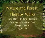 Nature and Forest Therapy Walk