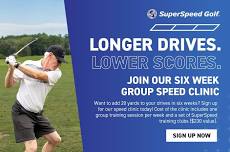 Golf Clinic: Gain Distance with SuperSpeed