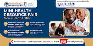 Hapeville Library Mini Health Resource Fair - Men's Health Month