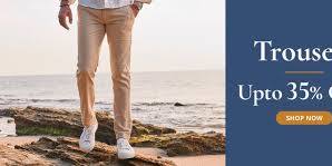 Get Upto 35% Off on Trousers - by Indian Terrain