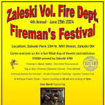 4th Annual Zaleski Fireman's Festival