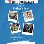 Father's Day Boxing Class