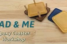 Dad & Me Epoxy Coaster Workshop