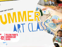 Yellow Paint Studio: Summer Art Classes for kids! Age 3 - 12