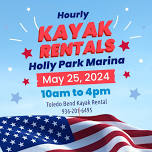 Hourly Kayak Rentals at Holly Park Marina