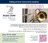 The PHIL sponsored  Strings & Jazzy Things Music Camp