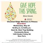 Chestnut Ridge Wellness & Fitness Blood Drive