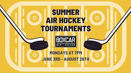 Summer Air Hockey Tournaments