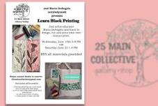 Learn Block Printing with Maria DeAngelo — Welcome to Cherry Valley