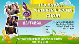 Children and Youth Choir | Every 1st & 3rd Sabbath