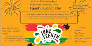 Juneteenth Family Kidney Day