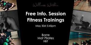 Free Info. Session Fitness Instructor Trainings