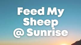 Feed My Sheep at Sunrise