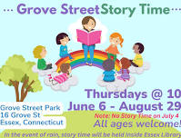 Grove Street Story Time with Essex Library!