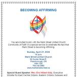 Mark Street United Church is Celebrating!