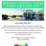 Historic Castell, Texas Plein Air Paint Out