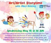 Art/Artist Storytime with Miss Ashley