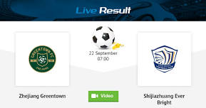 Zhejiang Greentown - Shijiazhuang Ever Bright China / Super Lig September 22, 2024