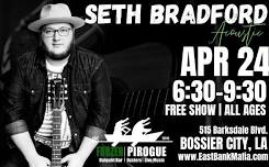 Seth Bradford @ Frozen Pirogue