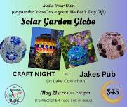 Solar Garden Globes at Jakes at the Lake