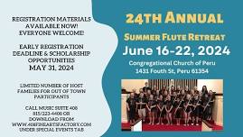 24th Annual Summer Flute Retreat