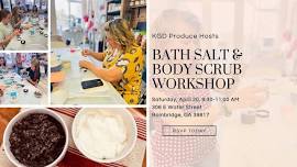 Bath Salt & Body Scrub Workshop