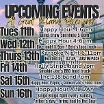 EVENTS AT Goat Island Brewing (June 11th - June 16th)