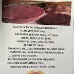 All You Can Eat Pancake Breakfast