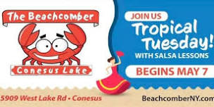 Tuesday's at the Beachcomber - salsa lessons and cornhole