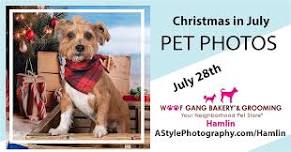 Christmas in July Pet Photos