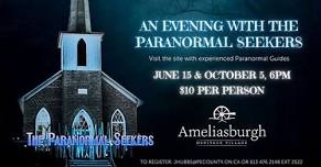 An Evening with the Paranormal Seekers