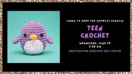 Teen Crochet Featuring the Woobles Penguin