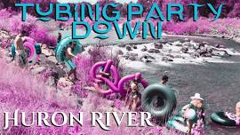 Tubing Party Down Huron River