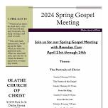 2024 Spring Gospel Meeting